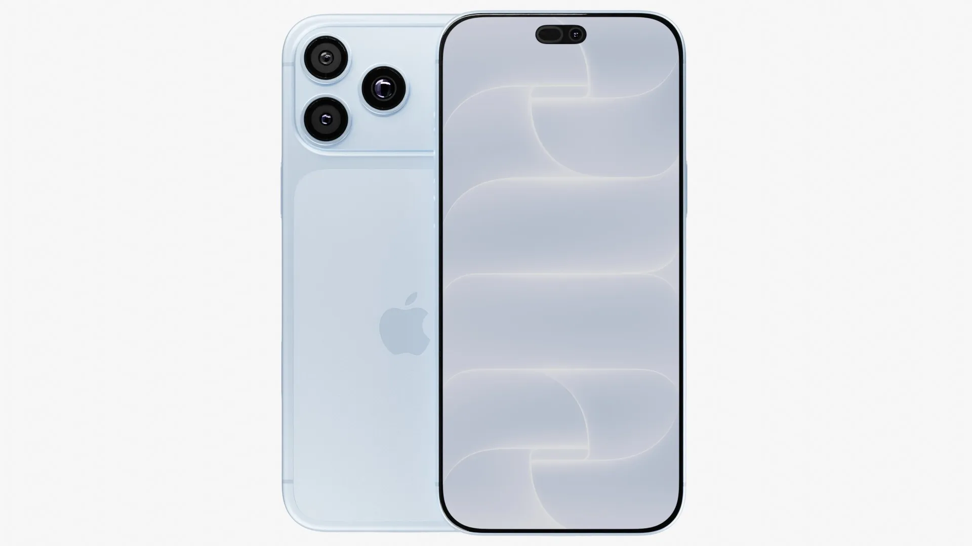 Apple iPhone 18 Pro Max Glacier 3D Model .c4d .max .obj .3ds .fbx .stl .blend 