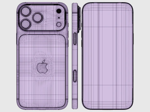 Apple iPhone 18 Pro Max Glacier 3D Model