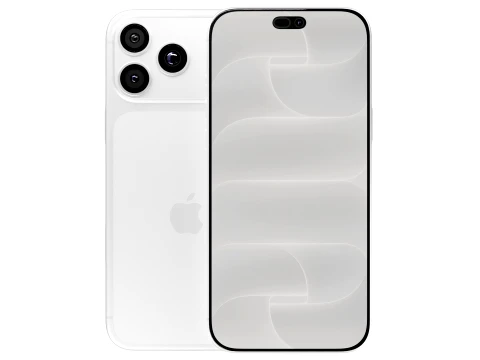 Apple iPhone 18 Pro Max Silver 3D Модель