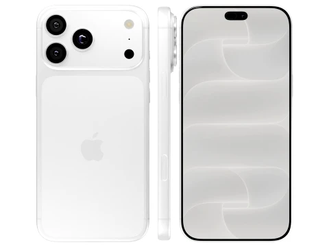 Apple iPhone 18 Pro Max Silver 3D Model