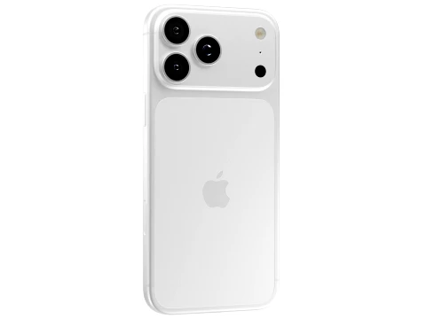 Apple iPhone 18 Pro Max Silver 3D Model