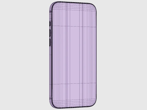 Apple iPhone 18 Pro Max Silver 3D Model