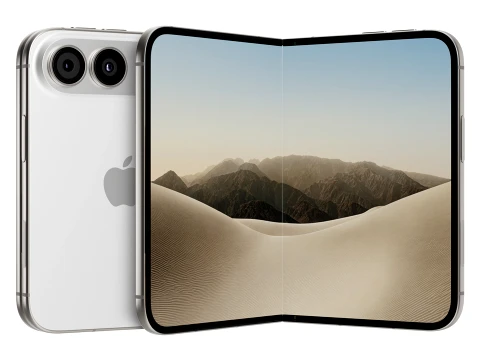 Apple iPhone Duo Star White 3D Modell