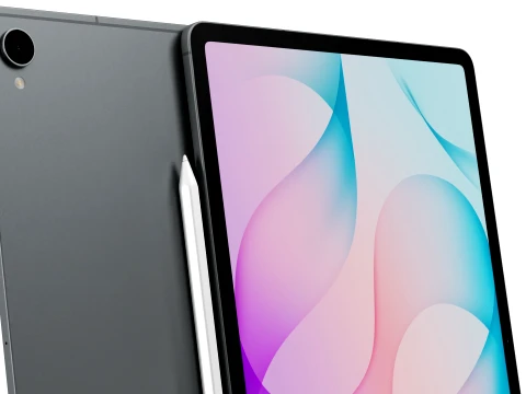 Samsung Galaxy Tab S12 Plus Grey 3D Model