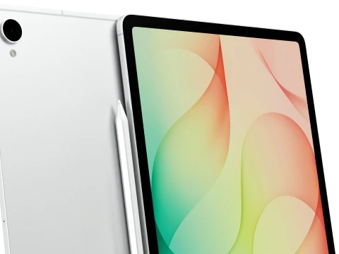 Samsung Galaxy Tab S12 Plus Silver 3D Model