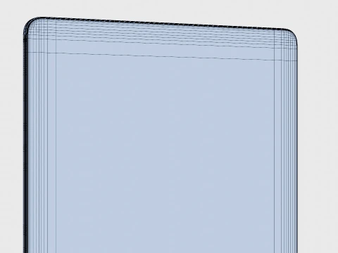 Samsung Galaxy Tab S12 Plus Silver 3D Model