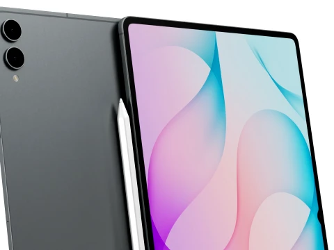 Samsung Galaxy Tab S12 Ultra Grey 3D Model
