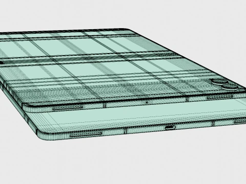 Galaxy Tab S12 Ultra Silver 3D Model