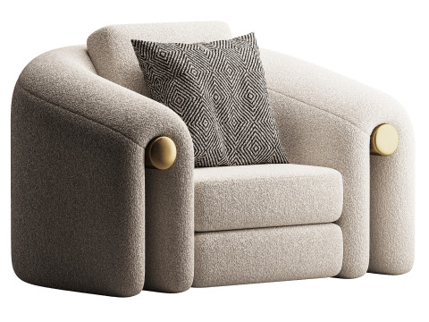 Davis Armchair 3D Model