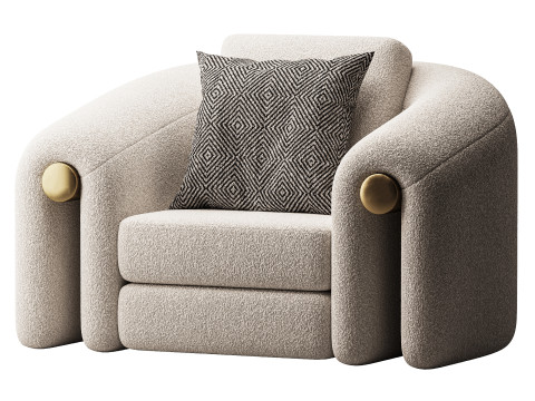 Davis Armchair 3D 模型