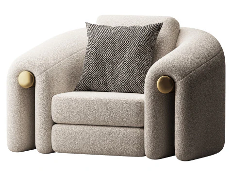 Davis Armchair 3D Model