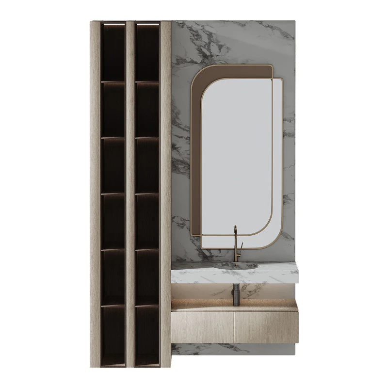 Bathroom furniture 3D Model .c4d .max .obj .3ds .fbx .stl .blend 