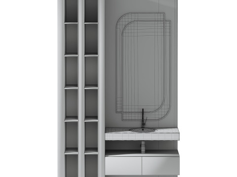 Bathroom furniture 3D मॉडल