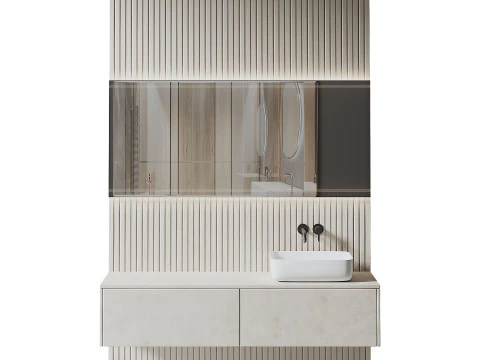 浴室家具 3D 模型