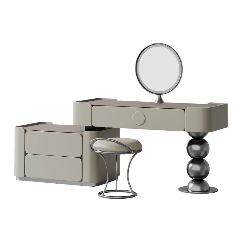 Modern Italian dressing Table 3D 模型 .c4d .max .obj .3ds .fbx .stl .blend 