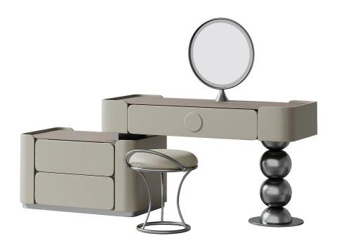 Nowoczesna włoska toaletka Model 3D