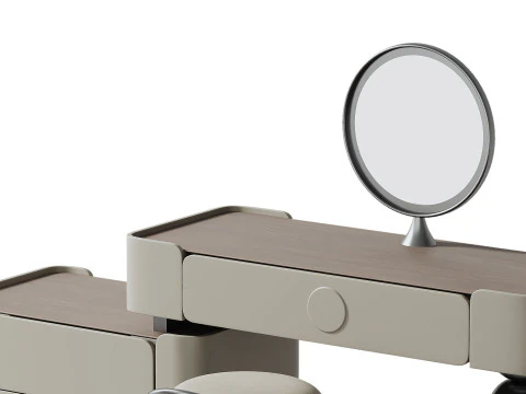 Modern Italian dressing Table 3D Model