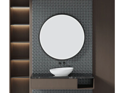 M&oacute;veis de banheiro Modelo 3D