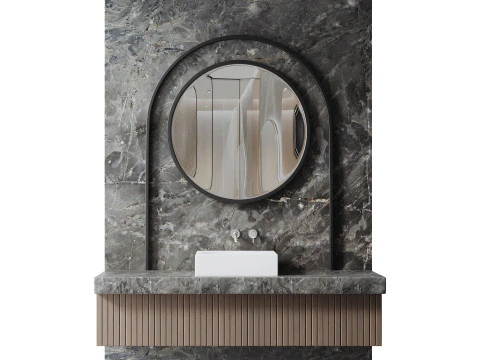 M&oacute;veis de banheiro Modelo 3D