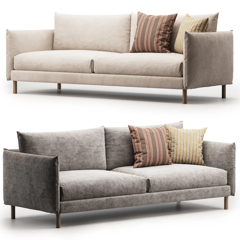 CLIFTON SOFA 3D Model .c4d .max .obj .3ds .fbx .stl .blend 