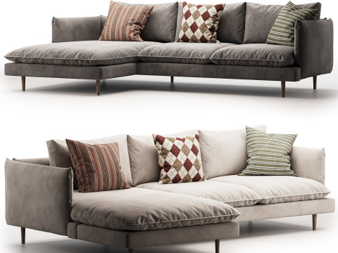 Scandi Sofa Modello 3D