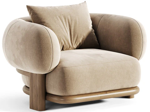 MIX 扶手椅 2 3D 模型