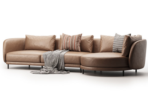 Carre Sofa Chaise Model 3D