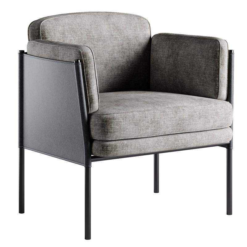 Shelley armchair 3D Модель .c4d .max .obj .3ds .fbx .stl .blend 