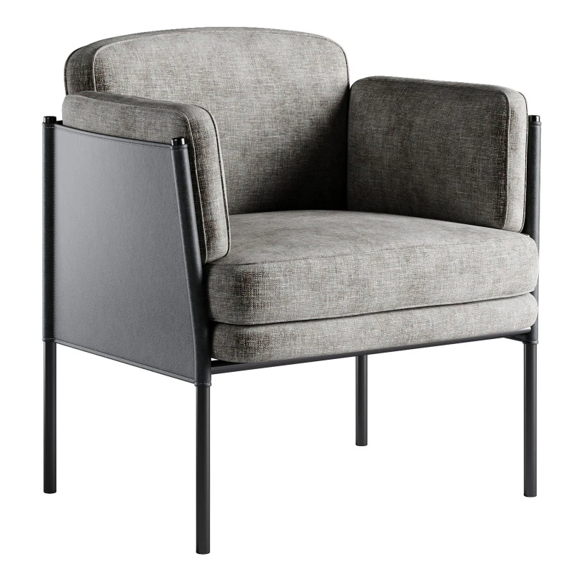 Shelley armchair 3D Model .c4d .max .obj .3ds .fbx .stl .blend 