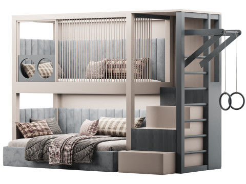 Mihdesign interiors Kids Bed Model 3D