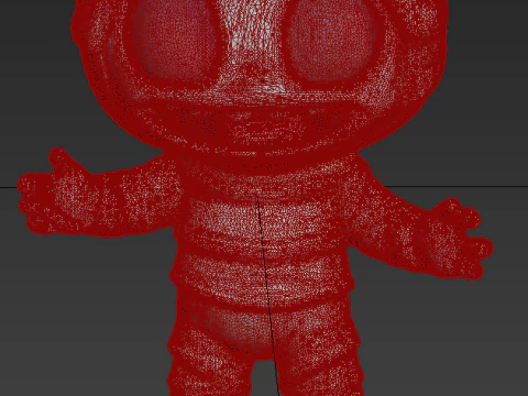Halloween-Bandage Man 3D Print Model