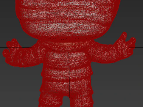 Halloween-Bandage Man 3D Print Model