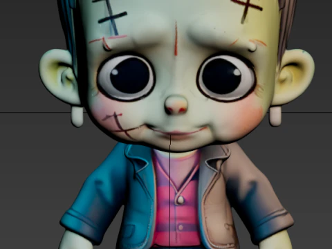 Halloween-Frankenstein Modelo de Impressão 3D