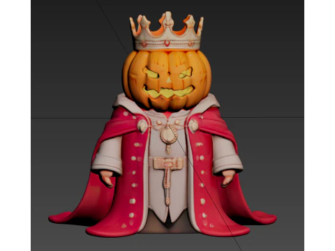 ハロウィン - カボチャが教皇に教える 3Dプリントモデル