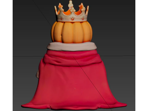 Halloween - Pumpkin teaches the Pope 3D Print Model