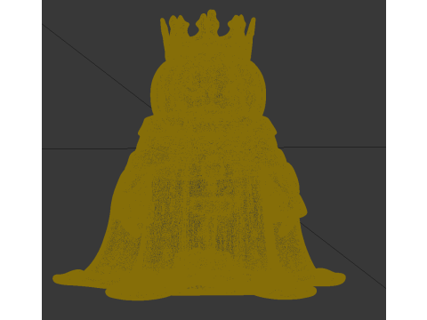 Halloween - Pumpkin teaches the Pope 3D प्रिंट मॉडल