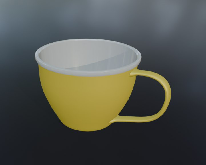 Cup Model 3D .c4d .max .obj .3ds .fbx .stl .blend 