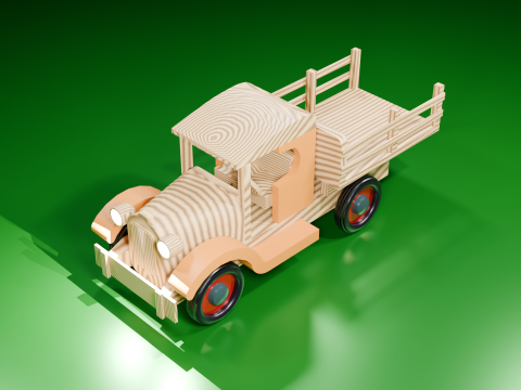 Toy truck 3D Model