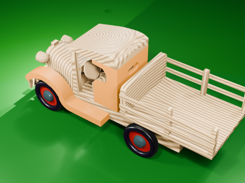 Toy truck 3D Model