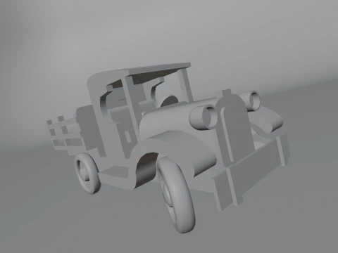 Toy truck 3D Model