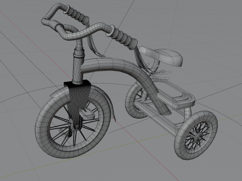 Tricycle Model 3D