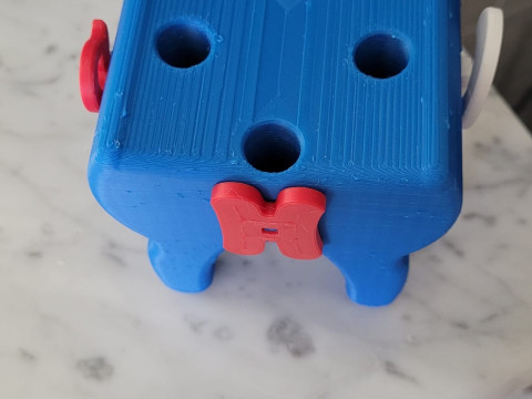 Electric Toothbrush Heads Holder teeth Model do druku 3D