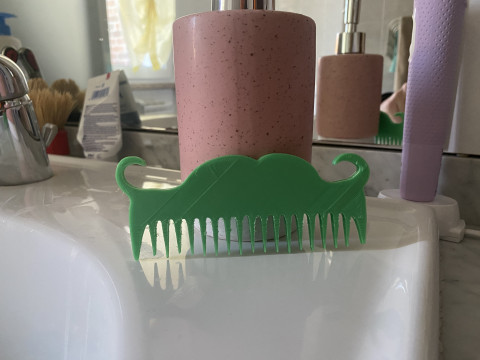Moustache comb 3D Принт Модель