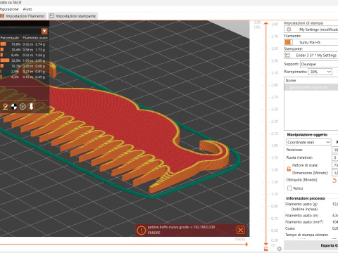 Grzebień do wąs&oacute;w Model do druku 3D