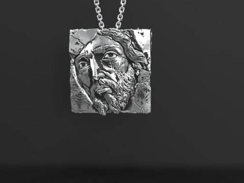 Jesus face 3D Print Model