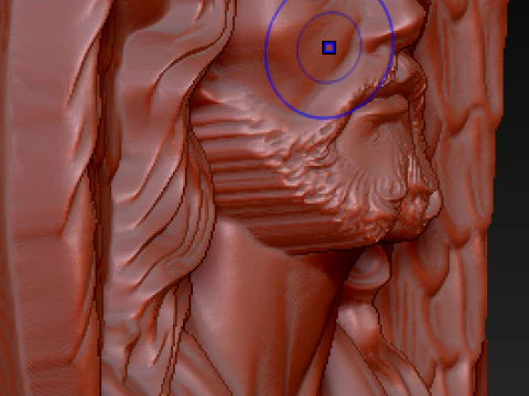 Jesus with angel 3D Print Model