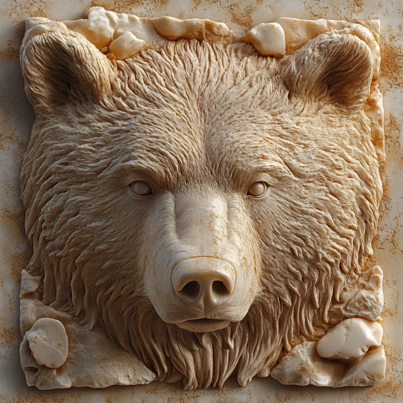 3 orsi Modello 3D .c4d .max .obj .3ds .fbx .stl .blend 