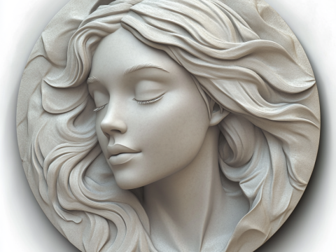 Woman face 3Dモデル