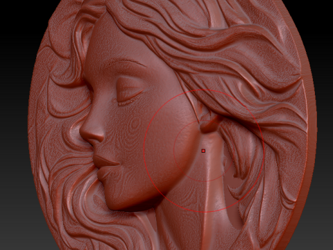 Woman face 3D Модель