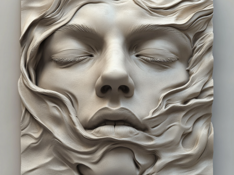 Faces Modello 3D
